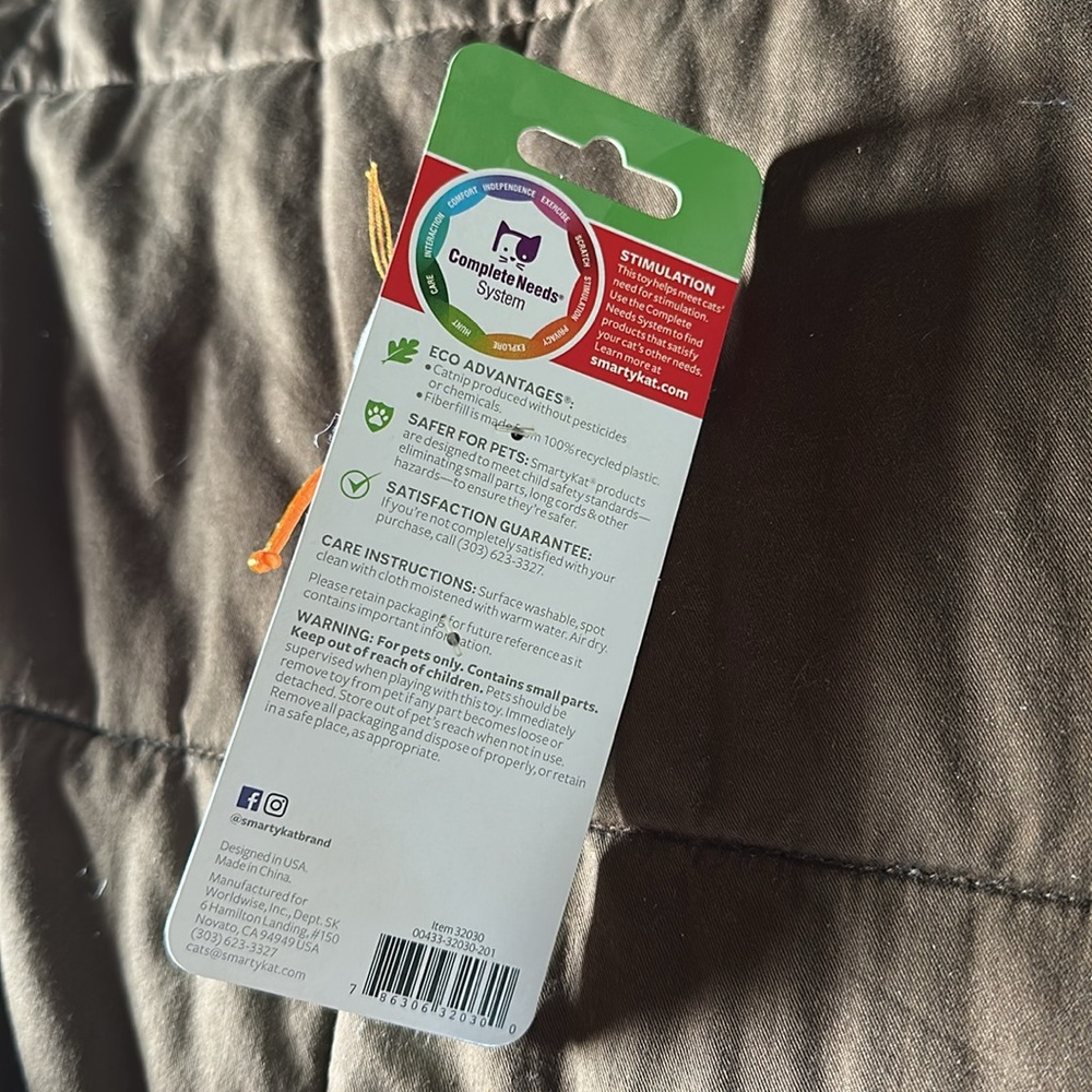 SmartyKat Bitty Bunny Catnip Cat Toy - Picture 5 of 10